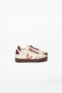 VEJA x Bonpoint Volley Kids Leather Trainers – Cashew Mary | Centre Commercial